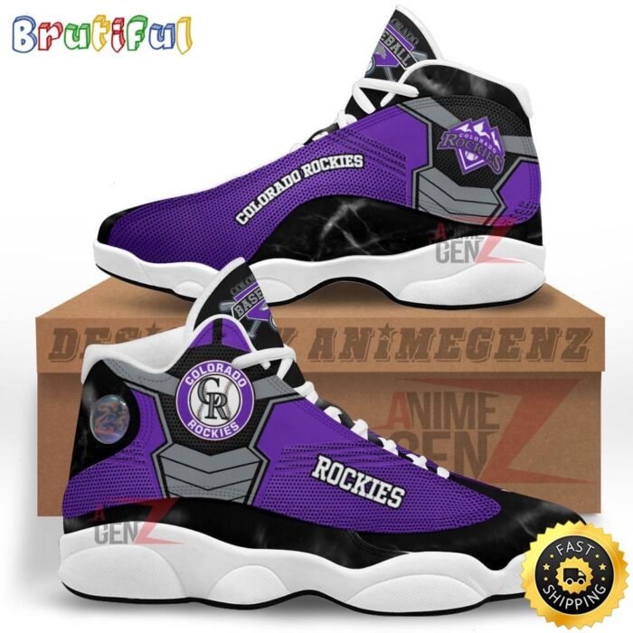 MLB Colorado Rockies Air Jordan 13 Shoes