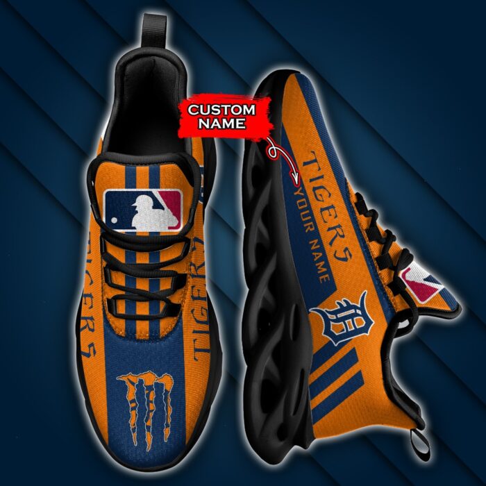 MLB Detroit Tigers Max Soul Sneaker Custom Name Style 1