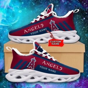 MLB Los Angeles Angels Max Soul Sneaker Custom Name Style 1