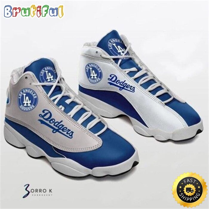 MLB Los Angeles Dodgers Air Jordan 13 Shoes V9