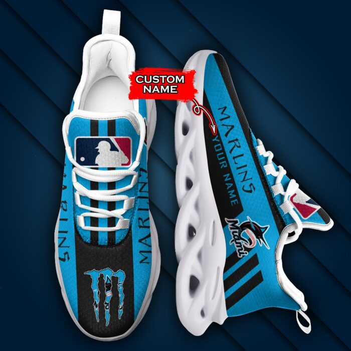 MLB Miami Marlins Max Soul Sneaker Custom Name Style 1