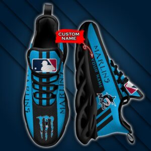 MLB Miami Marlins Max Soul Sneaker Custom Name Style 1