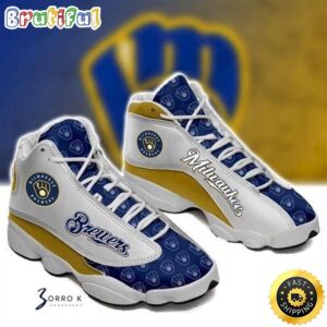 MLB Milwaukee Brewers Air Jordan 13 Shoes V1