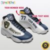 MLB Milwaukee Brewers Custom Name Number Air Jordan 13 Shoes V5