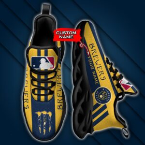 MLB Milwaukee Brewers Max Soul Sneaker Custom Name Style 1