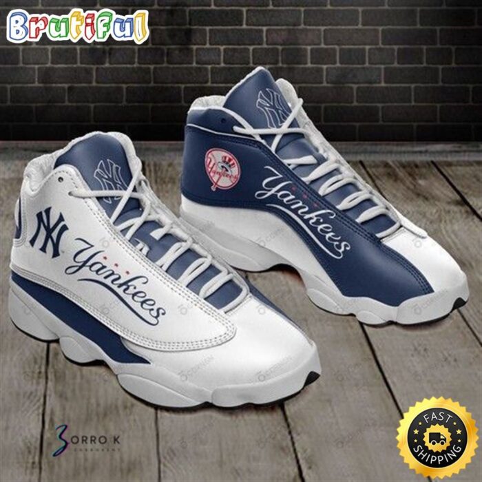 MLB New York Yankees Air Jordan 13 Shoes V21