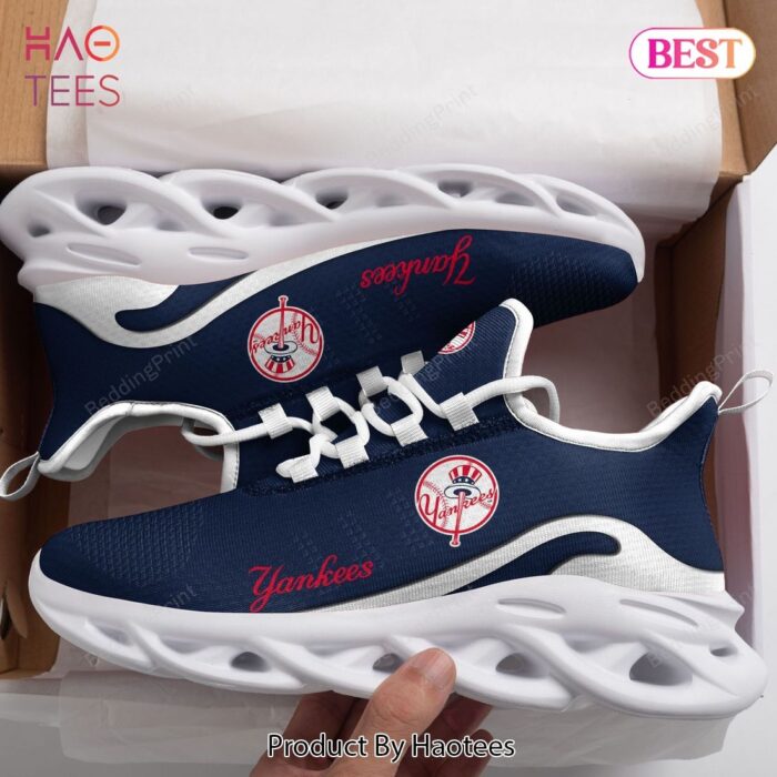 MLB New York Yankees Blue Color Max Soul Shoes