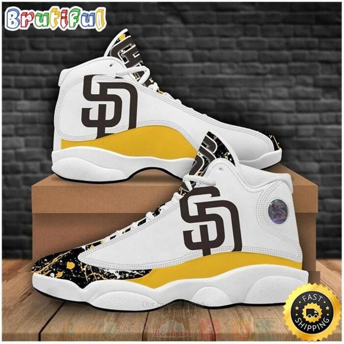 MLB San Diego Padres Air Jordan 13 Shoes V8