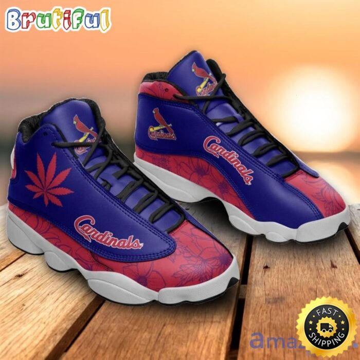 MLB St. Louis Cardinals Weed Air Jordan 13 Shoes