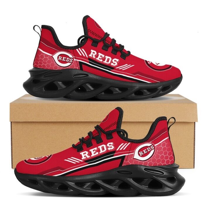 MLB Team Cincinnati Reds Fans Max Soul Shoes