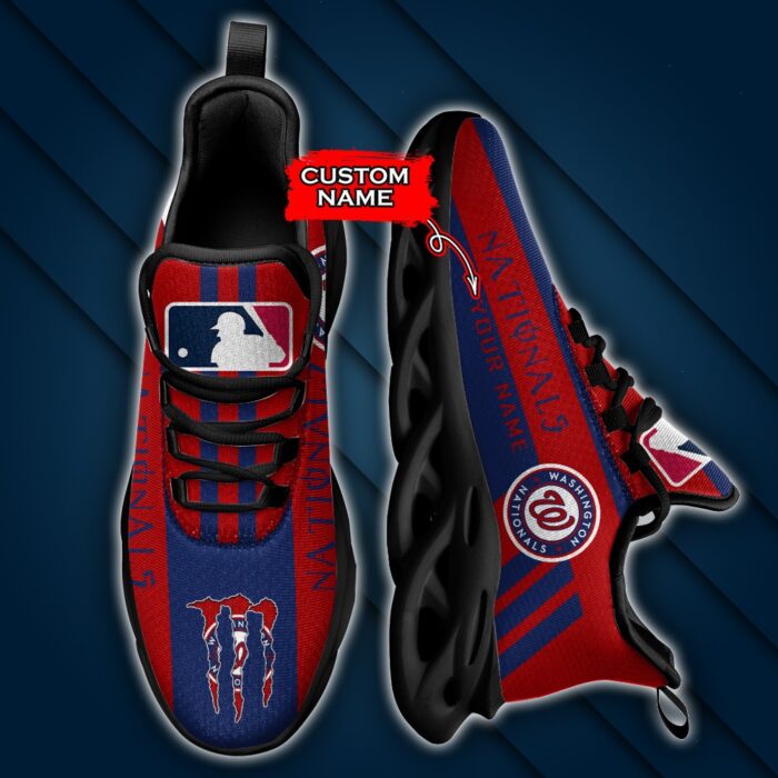 MLB Washington Nationals Max Soul Sneaker Custom Name Style 1