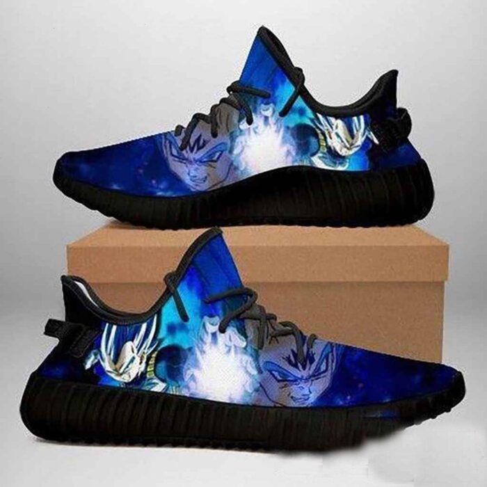 Majin Vegeta Dragon Ball Custom Yeezy Shoes Yeezy Sneaker Fan Gift Idea My Son My Boyfriend Shoes Yeezy Sneakers