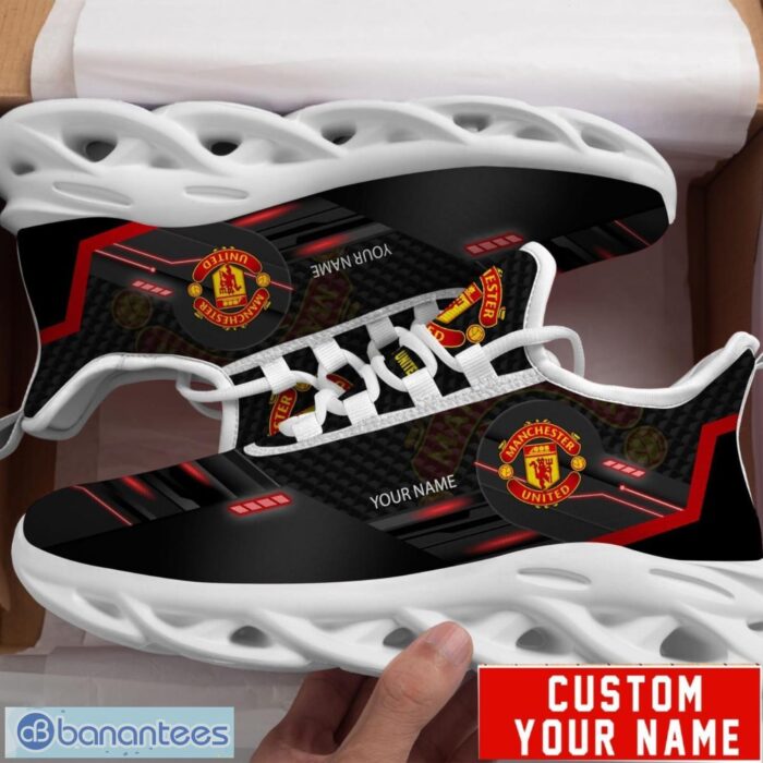 Manchester United Custom Name Style Max Soul Shoes