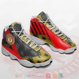 Manchester United Team Football Team Fc Logo Air Jordan 13 Shoes