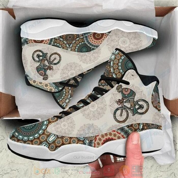 Mandala Pattern Cycling Air Jordan 13 Shoes