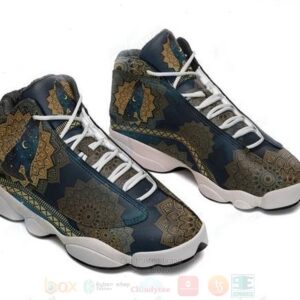 Mandala Wolf Moon Air Jordan 13 Shoes