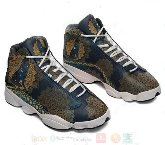 Mandala Wolf Moon Air Jordan 13 Shoes