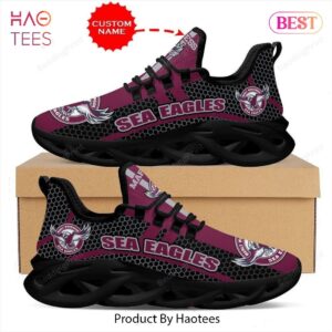 Manly Warringah Sea Eagles NRL Black Mix Red Max Soul Shoes