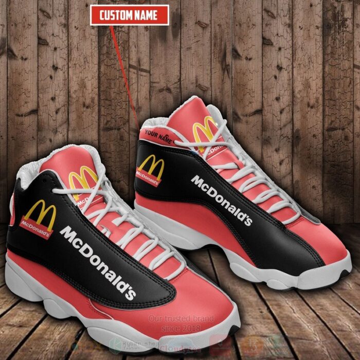 Mcdonalds Custom Name Air Jordan 13 Shoes