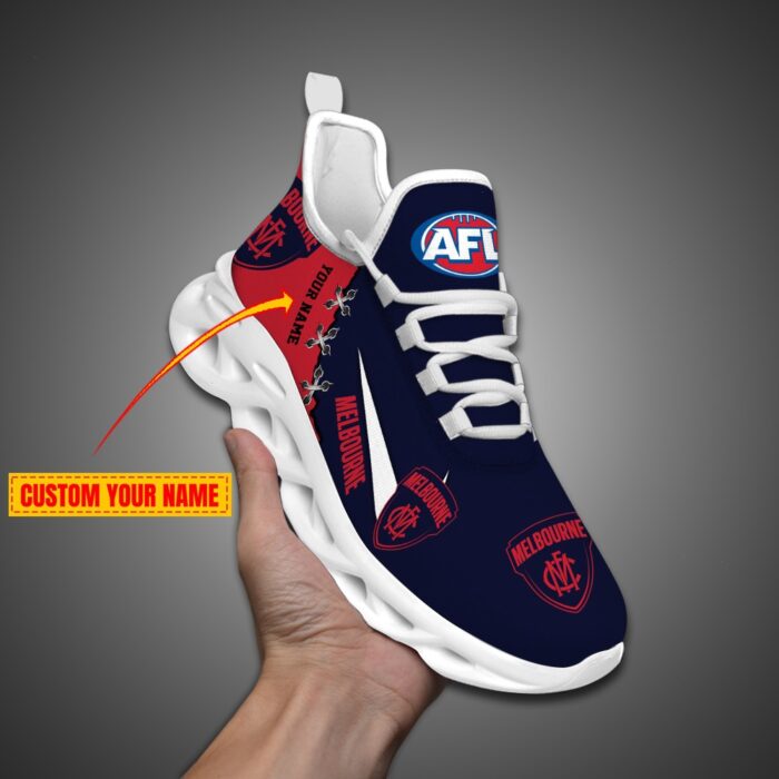 Melbourne Demons Personalized AFL Max Soul Shoes