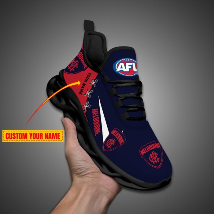 Melbourne Demons Personalized AFL Max Soul Shoes