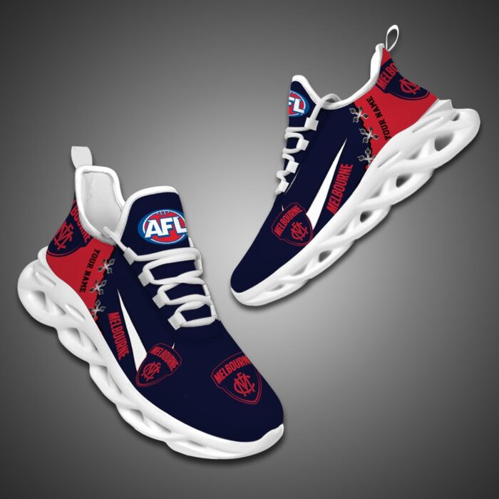 Melbourne Demons Personalized AFL Max Soul Shoes