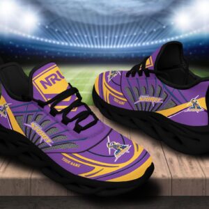 Melbourne Storm Custom Name NRL Max Soul Shoes