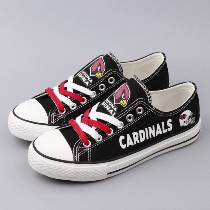 Men's Arizona Cardinals Shoes Low Top Canvas Shoes