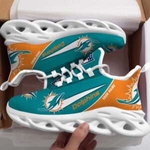 Miami Dolphin Personalized Luxury NFL Max Soul Shoes 281122