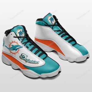 Miami Dolphins Air Jordan 13 Sneakers 736