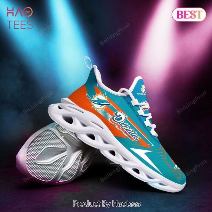 Miami Dolphins NFL Orange Mix Blue Max Soul Shoes