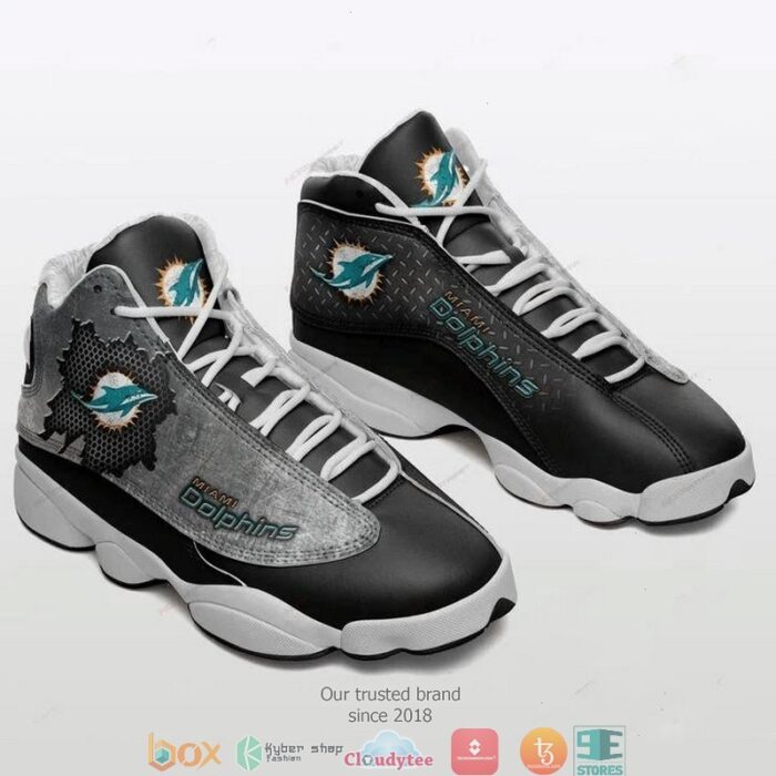 Miami Dolphins Nfl Football Teams Air Jordan 13 Sneaker Shoes