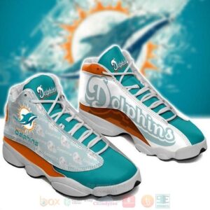 Miami Dolphins Nfl Team Air Jordan 13 Shoes