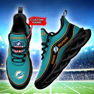 Miami Dolphins Personalized Max Soul Shoes 32 SPA0901040