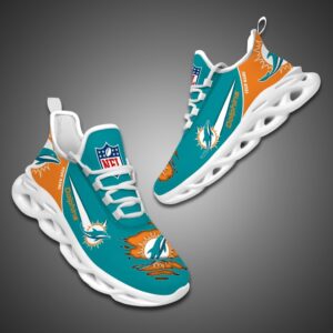 Miami Dolphins Personalized NFL Max Soul Shoes Fan Gift