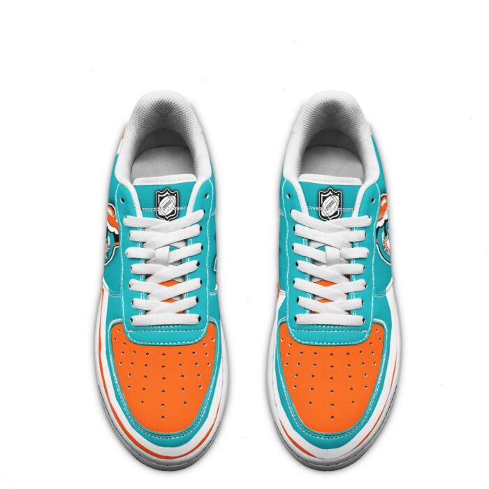 Miami Dolphins Sneakers Custom Force Shoes Sexy Lips For Fans