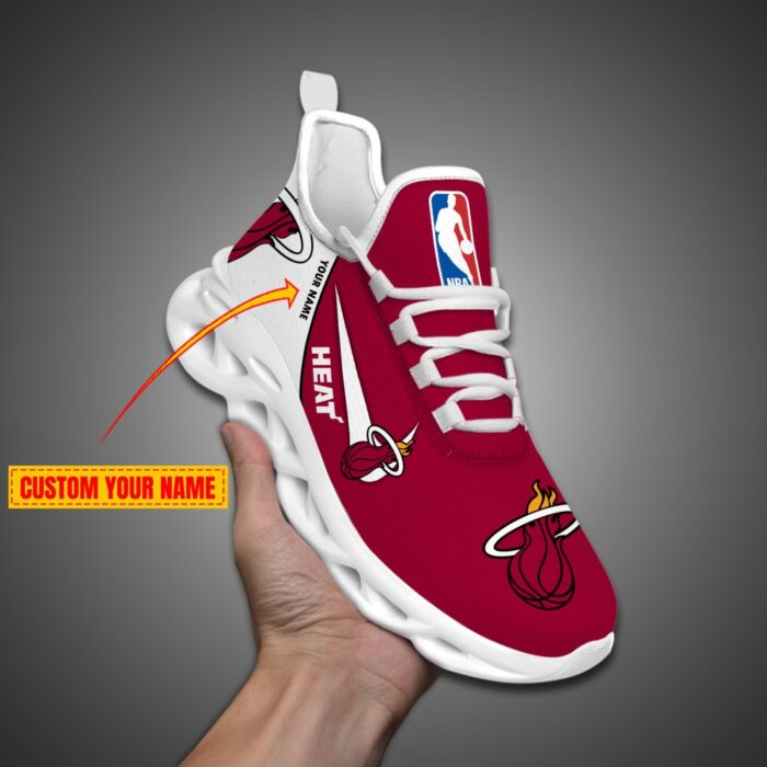 Miami Heat Personalized NBA Max Soul Shoes