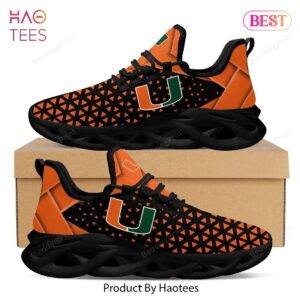 Miami Hurricanes Logo American Football NCAA Max Soul Shoes