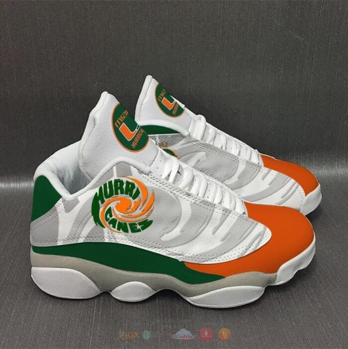 Miami Hurricanes Ncaa Air Jordan 13 Shoes