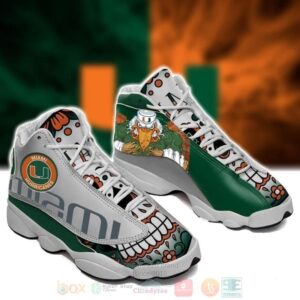 Miami Hurricanes Ncaa Teams Air Jordan 13 Shoes