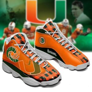 Miami Hurricanes Ncaa Ver 1 Air Jordan 13 Sneaker