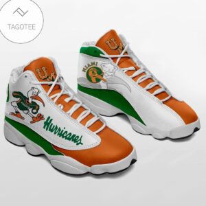 Miami Hurricanes Sneakers Air Jordan 13 Shoes