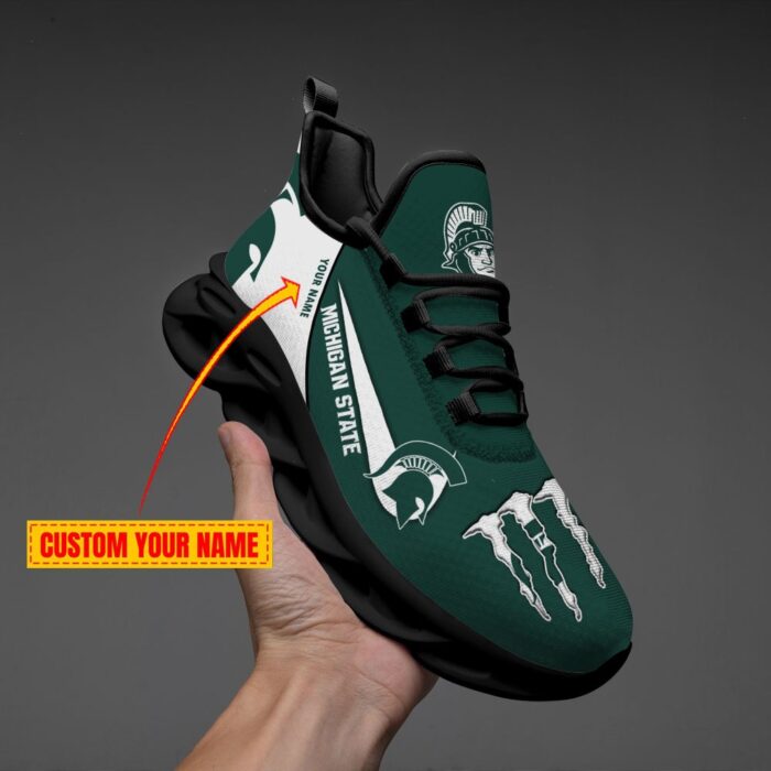 Michigan State Spartans Personalized Luxury NCAA Max Soul Shoes