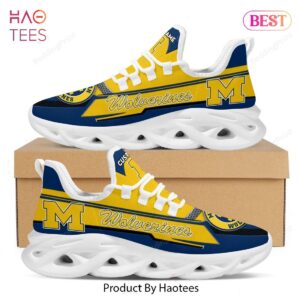 Michigan Wolverines NCAA Custom Name Max Soul Shoes