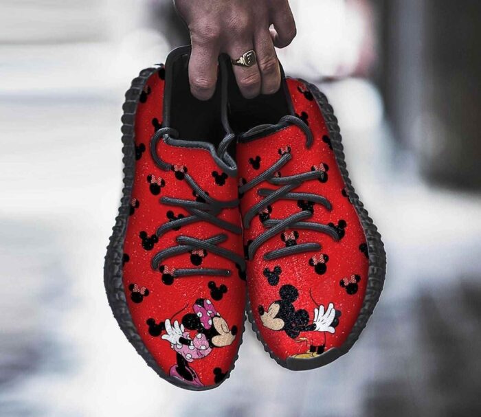 Mickey Minnie Yeezy Boost Shoes Sport Sneakers Yeezy Shoes