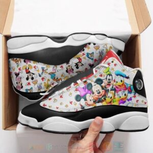 Mickey Mouse Characters Air Jordan 13 Shoes