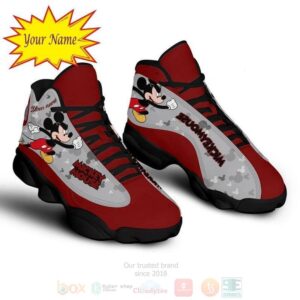 Mickey Mouse Custom Name Air Jordan 13 Shoes