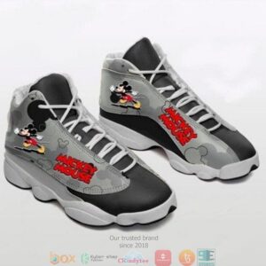 Mickey Mouse Leather Disney Mickey Running Air Jordan 13 Sneaker Shoes