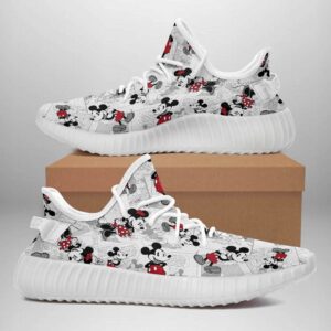 Mickey Pattern Yeezy Boost Shoes Sport Sneakers Yeezy Shoes