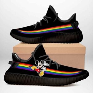 Mickey Rainbow Yeezy Boost Shoes Sport Sneakers Yeezy Shoes